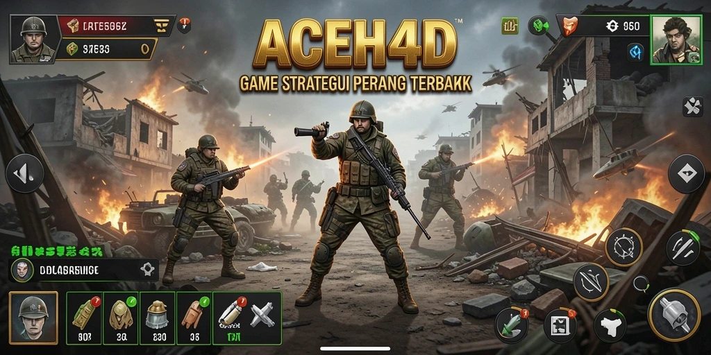 Tampilan gameplay ACEH4D yang seru dan menantang.