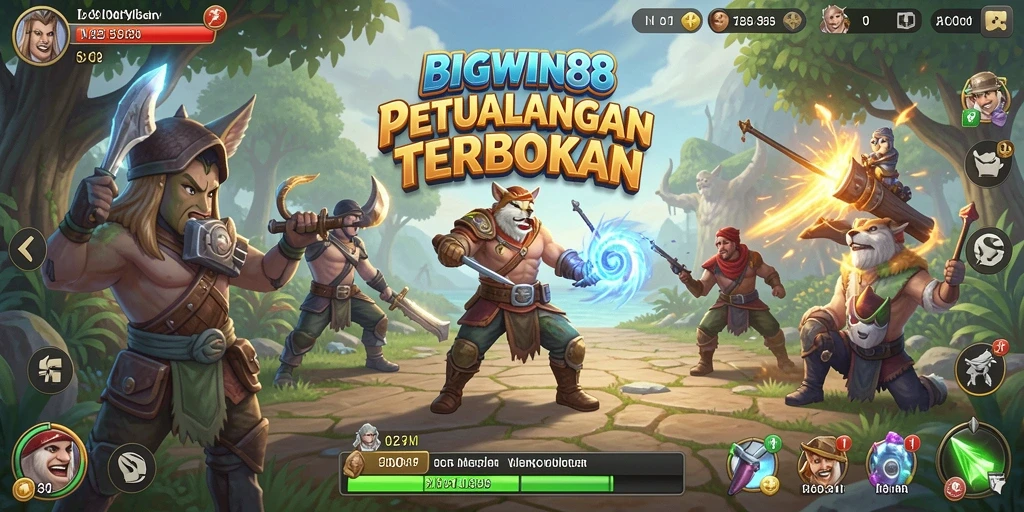 Screenshot BIGWIN88 menunjukkan aksen gameplay Open World yang seru.
