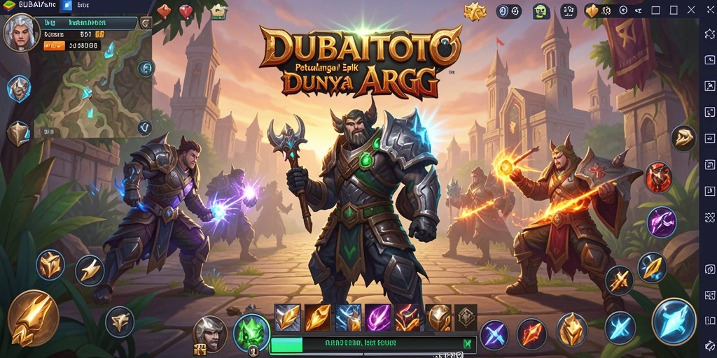 Tampilan gameplay DUBAITOTO yang mendebarkan dan penuh aksi.