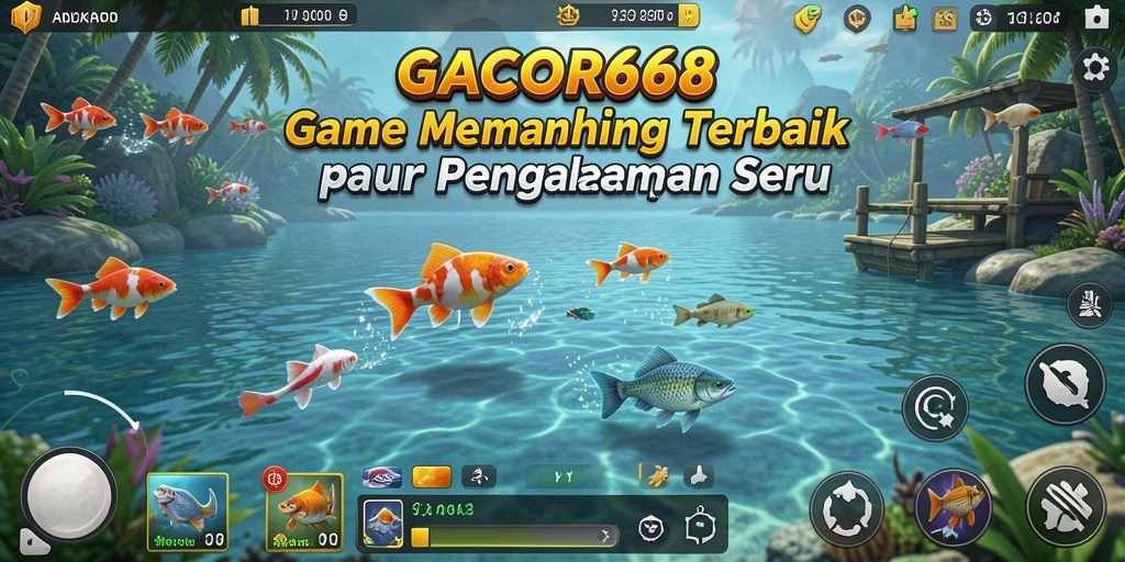 Tampilan menarik saat memancing di GACOR668 dengan grafis yang menawan.