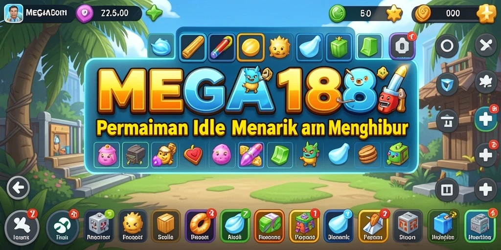 Gameplay <strong>MEGA188</strong> yang menarik dan menghibur di dunia Idle.