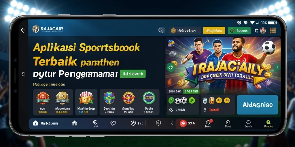 Tampilan menarik dari gameplay Sportsbook RAJACAIR dengan banyak pilihan taruhan.
