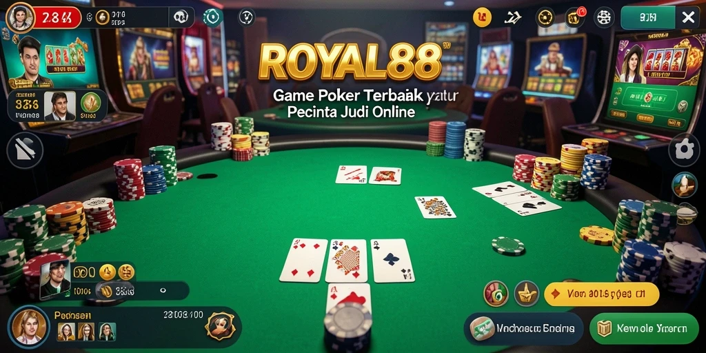 Tampilan gameplay seru di ROYAL88 dengan pengalaman Poker yang menarik.