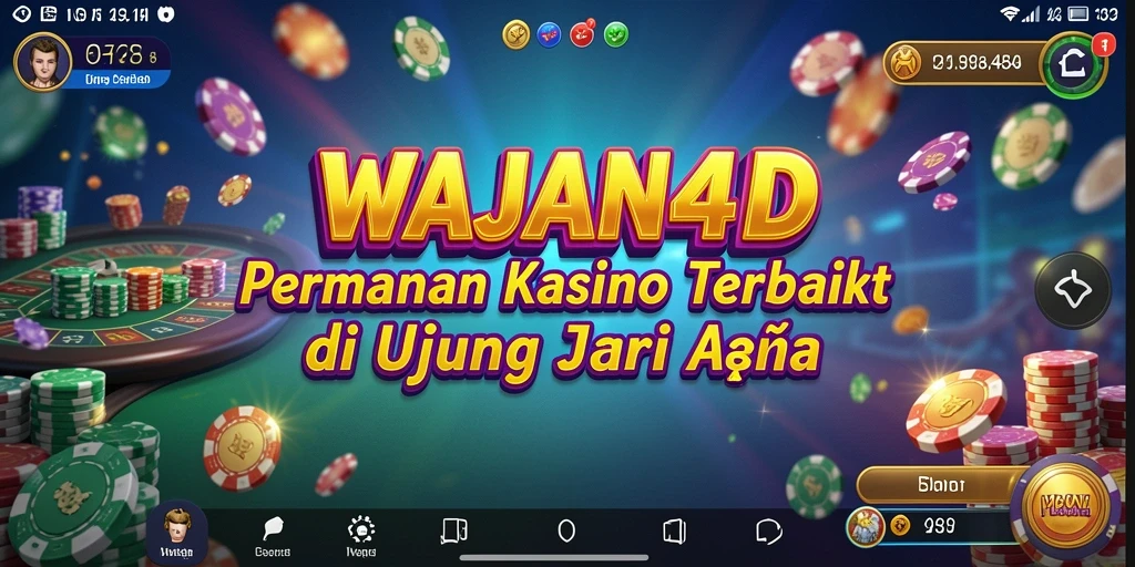 Screenshot gameplay <strong>WAJAN4D</strong> yang menunjukkan keseruan bermain Kasino.
